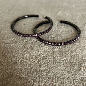 2 crystal bangles